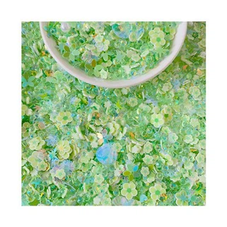 مزيج من رشات اللؤلؤ على شكل زهرة